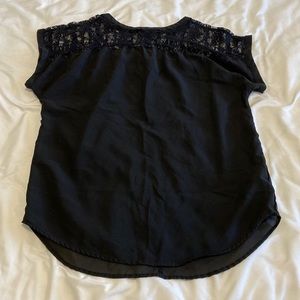 H&M womens tunic top size 10 black